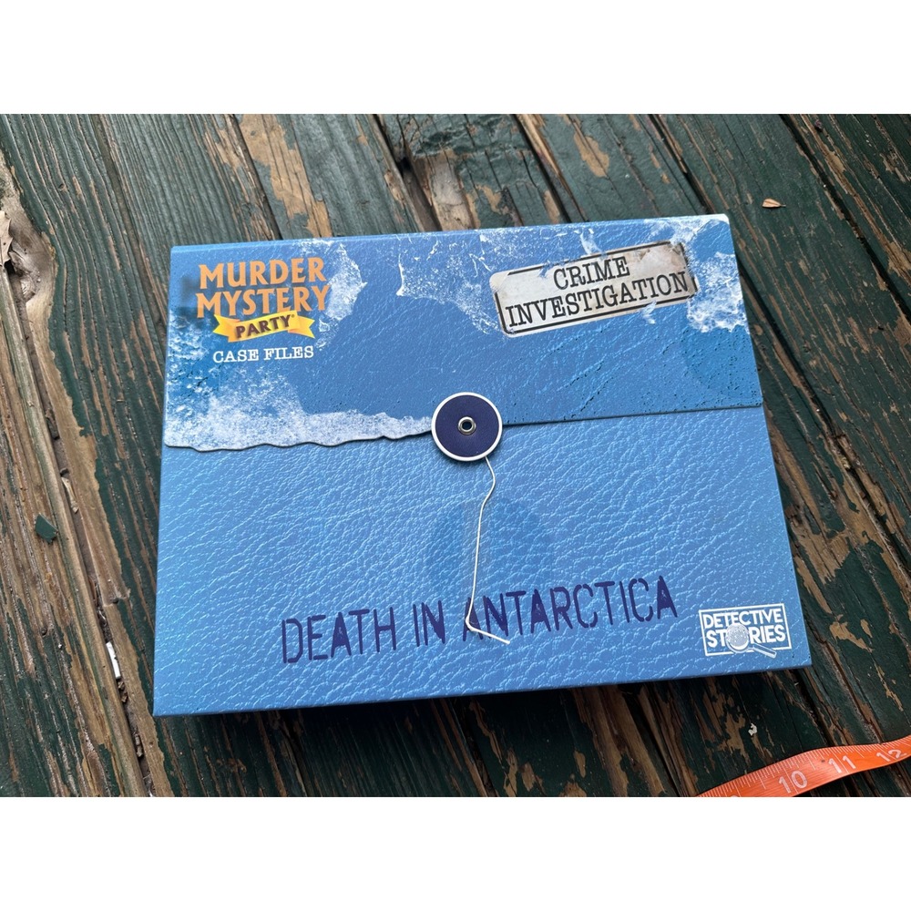 University Games Murder Mystery Party Case Files Death in Antarctica Game